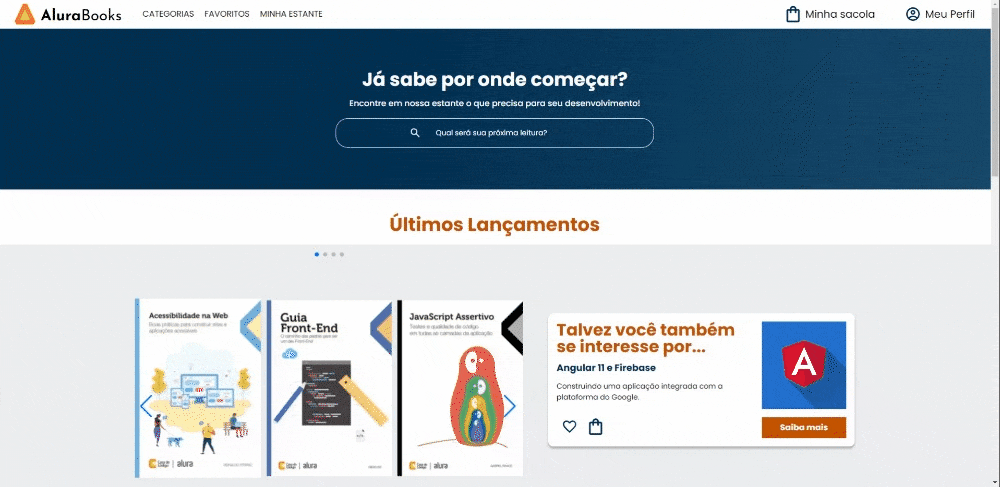 Imagem do projeto alurabooks